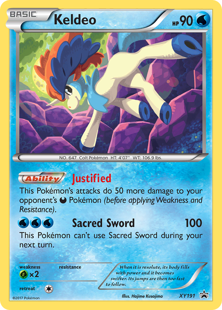 Keldeo (XY191) [XY: Black Star Promos] | Gamers Paradise