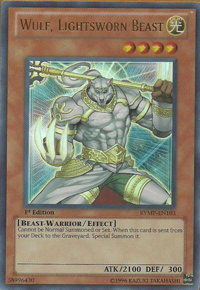 Wulf, Lightsworn Beast [RYMP-EN103] Ultra Rare | Gamers Paradise