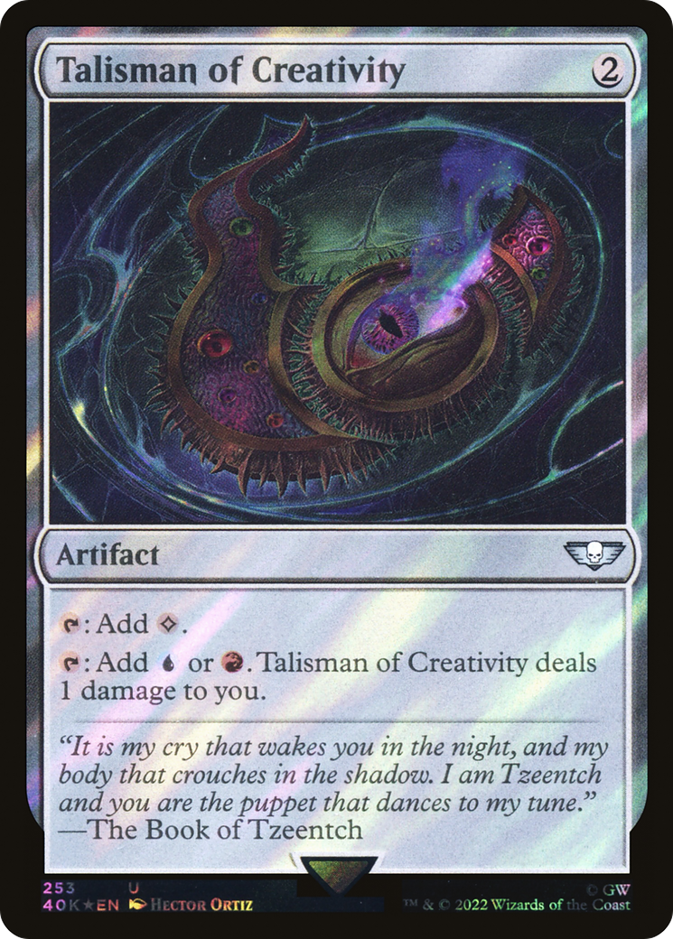 Talisman of Creativity (Surge Foil) [Marvel Super Heroes Commander] | Gamers Paradise