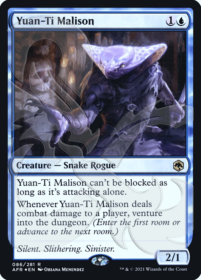 Yuan-Ti Malison (Ampersand Promo) [Dungeons & Dragons: Adventures in the Forgotten Realms Promos] | Gamers Paradise