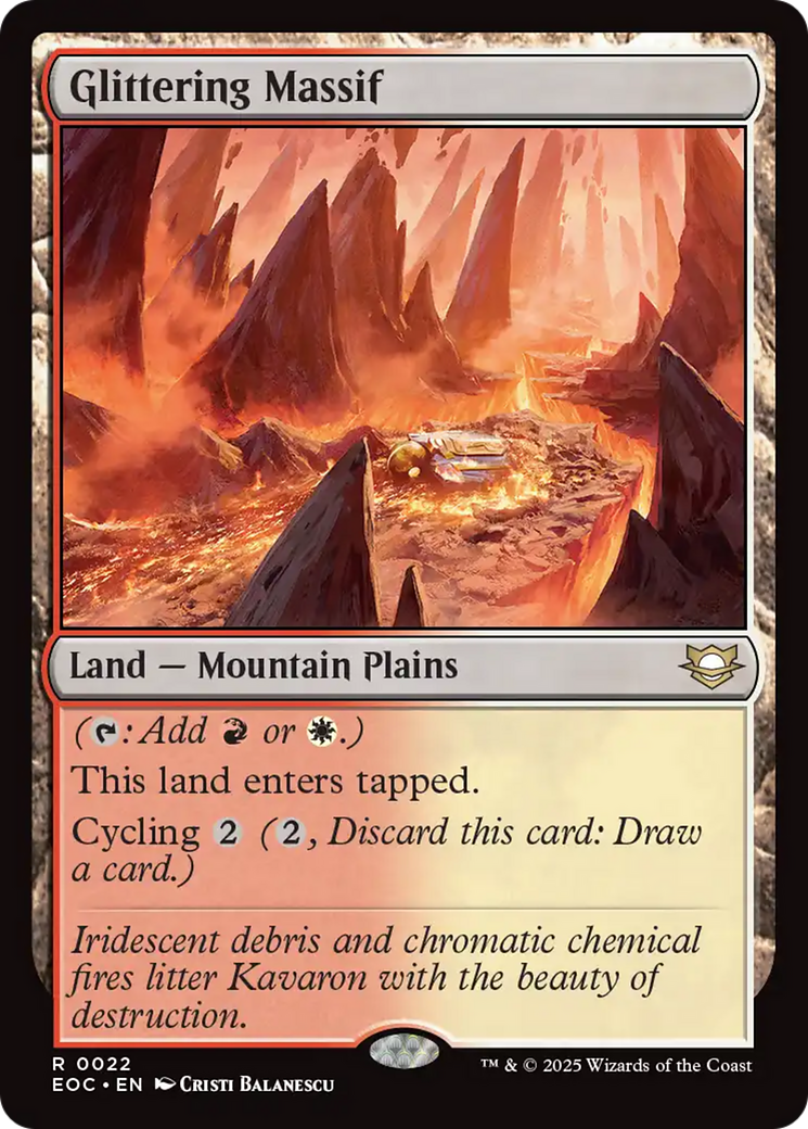 Glittering Massif [Edge of Eternities Commander] | Gamers Paradise