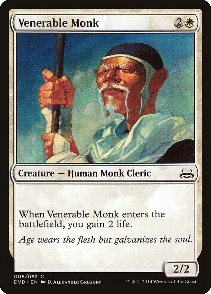 Venerable Monk (Divine vs. Demonic) [Duel Decks Anthology] | Gamers Paradise