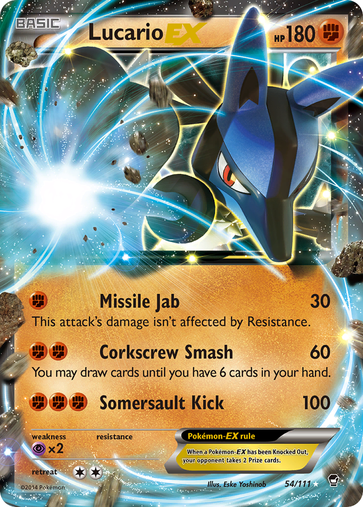 Lucario EX (54/111) [XY: Furious Fists] | Gamers Paradise