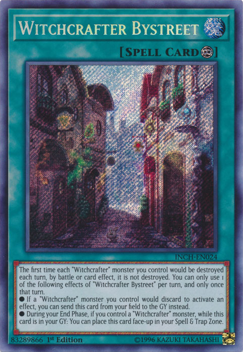 Witchcrafter Bystreet [INCH-EN024] Secret Rare | Gamers Paradise