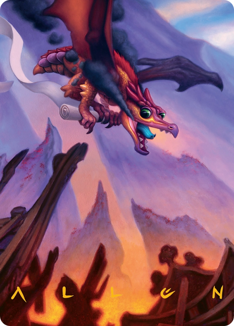 Scavenger Regent Art Card (45/54) [Tarkir: Dragonstorm Art Series] | Gamers Paradise