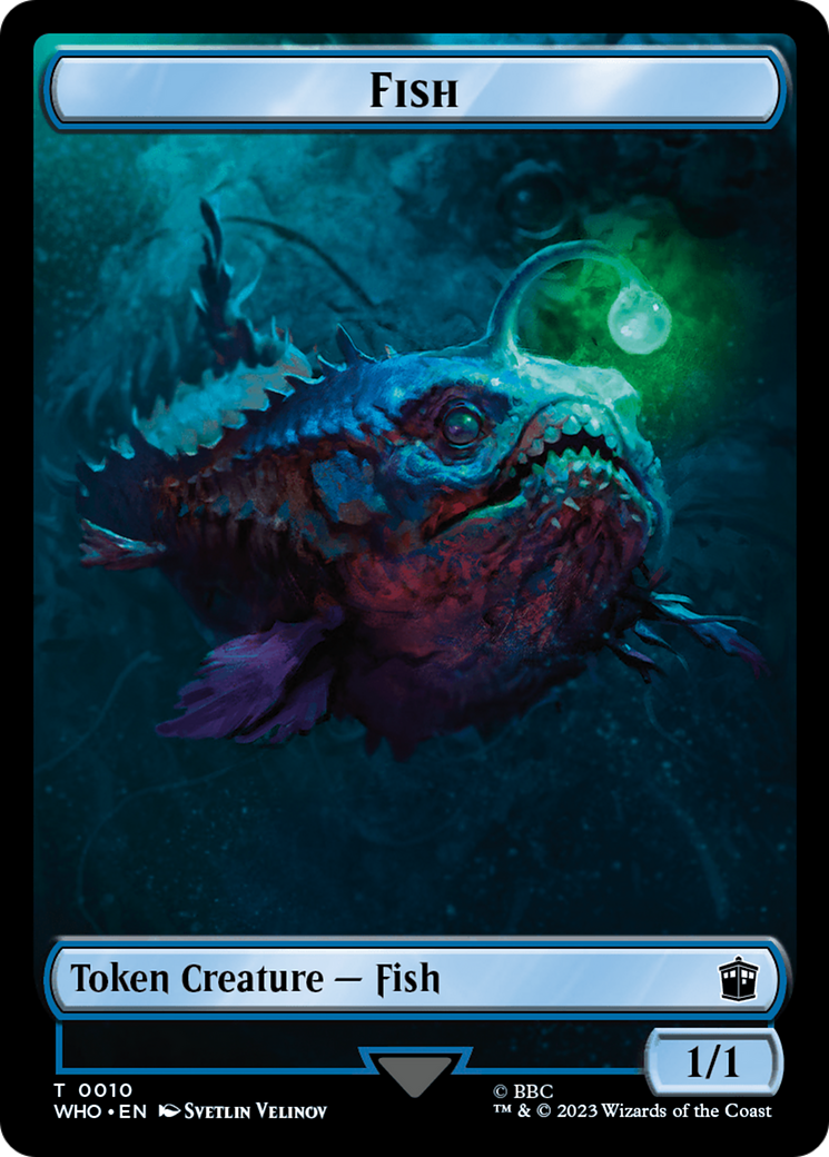 Fish // Treasure (0029) Double-Sided Token [Doctor Who Tokens] | Gamers Paradise