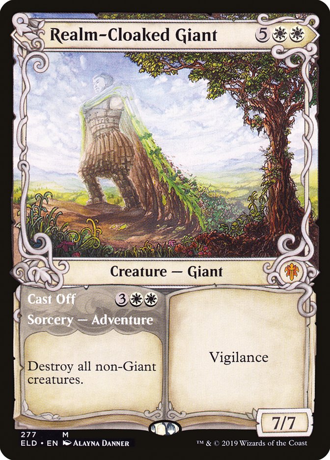 Realm-Cloaked Giant // Cast Off (Showcase) [Throne of Eldraine] | Gamers Paradise