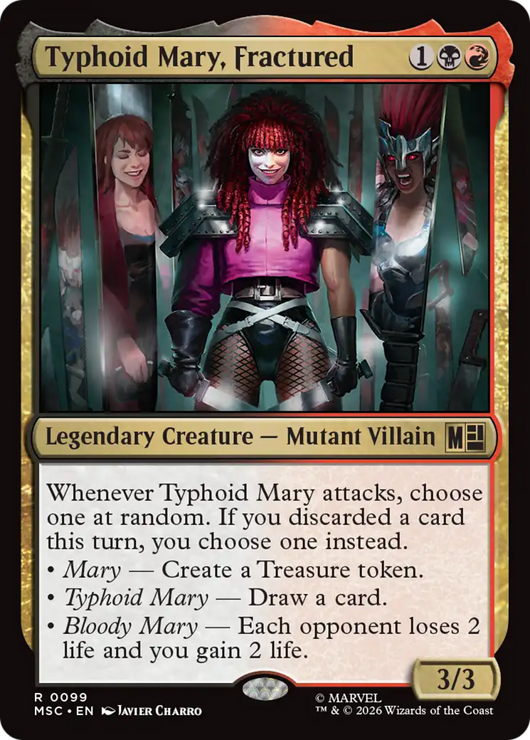 Typhoid Mary, Fractured (Surge Foil) [Marvel Super Heroes Commander] | Gamers Paradise