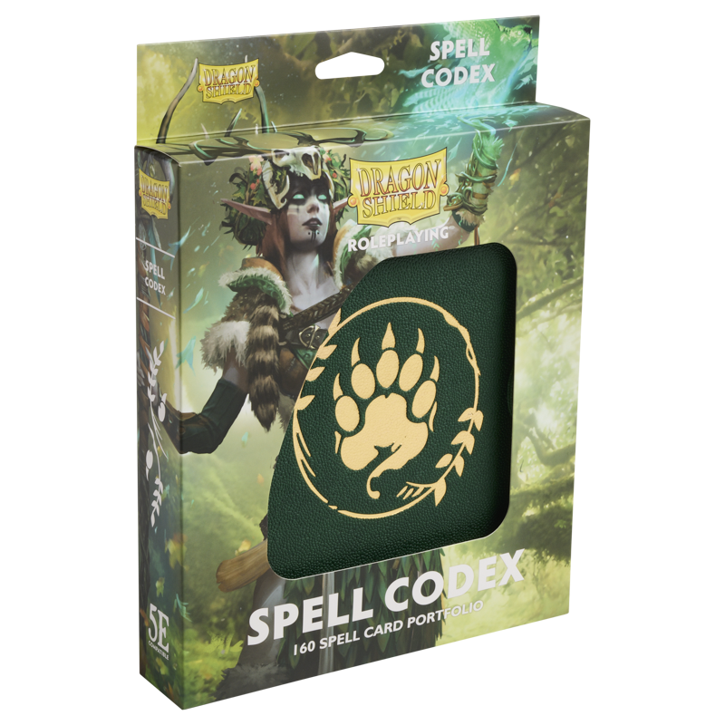 Dragon Shield: Spell Codex - Green (160 Slots) | Gamers Paradise