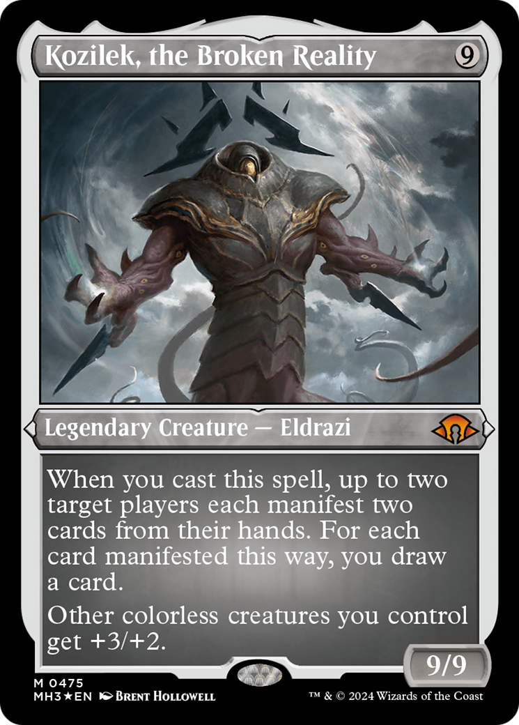 Kozilek, the Broken Reality (Foil Etched) [Modern Horizons 3] | Gamers Paradise