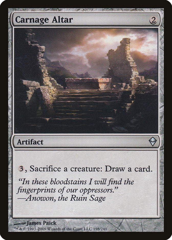 Carnage Altar [Zendikar] | Gamers Paradise