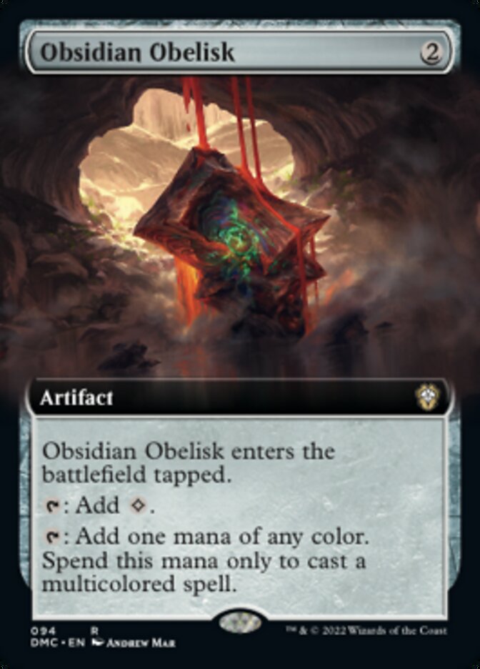 Obsidian Obelisk (Extended Art) [Dominaria United Commander] | Gamers Paradise