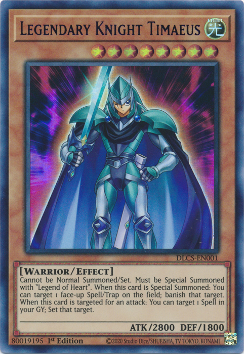 Legendary Knight Timaeus (Blue) [DLCS-EN001] Ultra Rare | Gamers Paradise