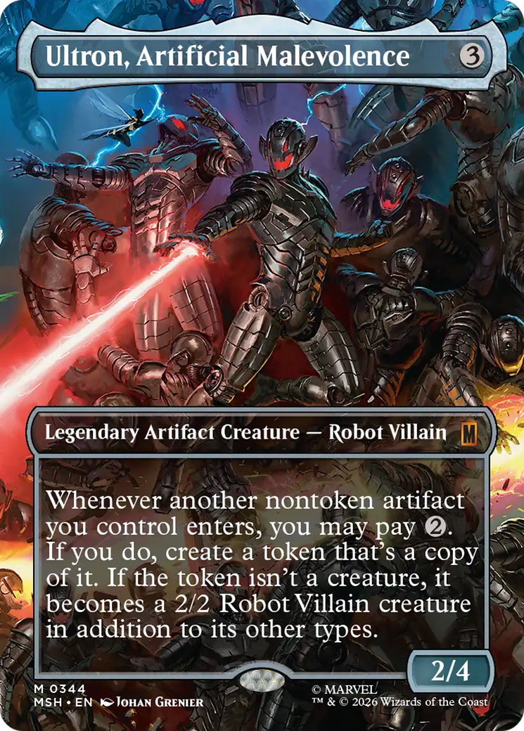 Ultron, Artificial Malevolence (Borderless) (0344) [Marvel Super Heroes] | Gamers Paradise