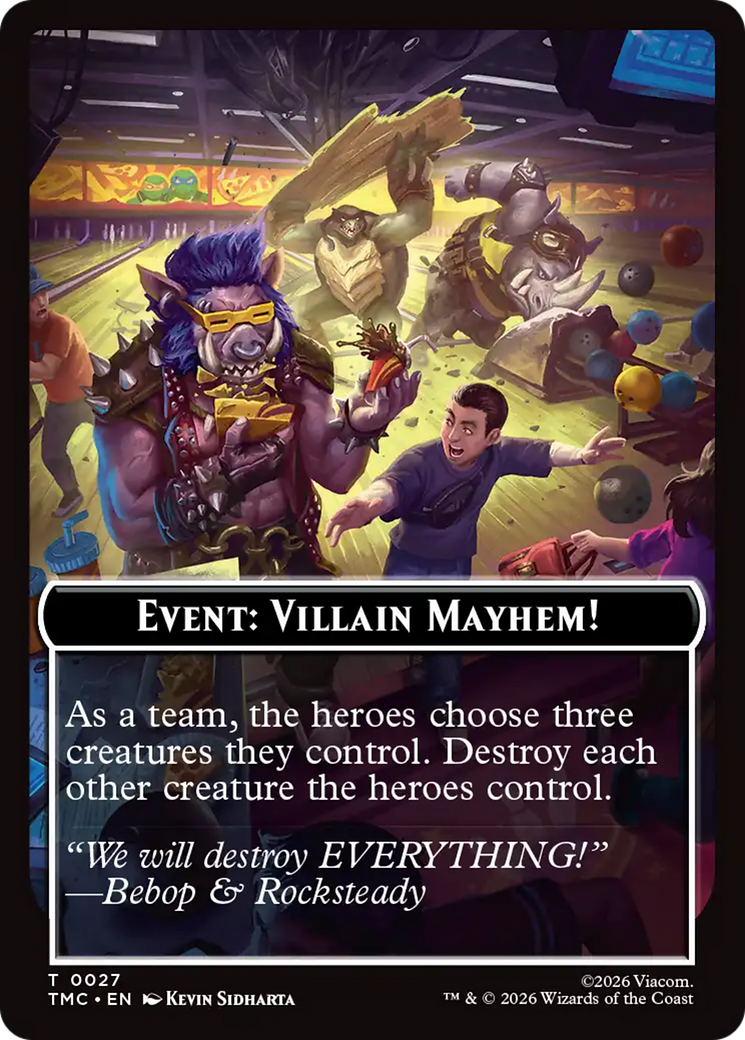 Event: Villain Mayhem! [Teenage Mutant Ninja Turtles Commander Tokens] | Gamers Paradise