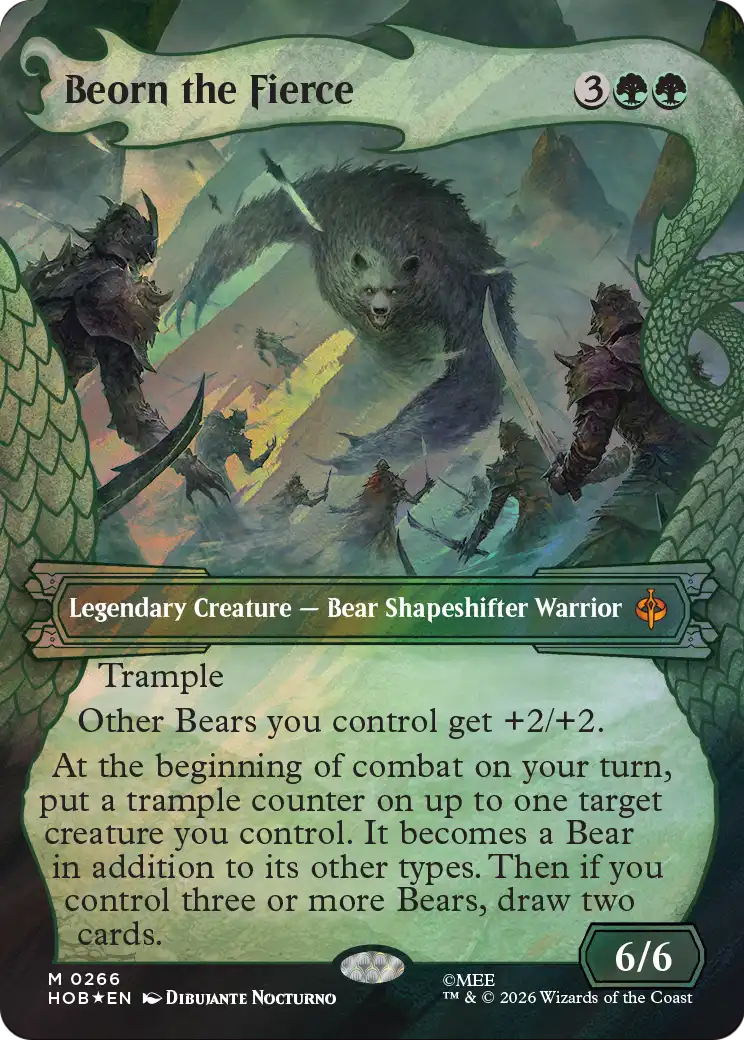 Beorn the Fierce (Showcase) (Surge Foil) [The Hobbit] | Gamers Paradise