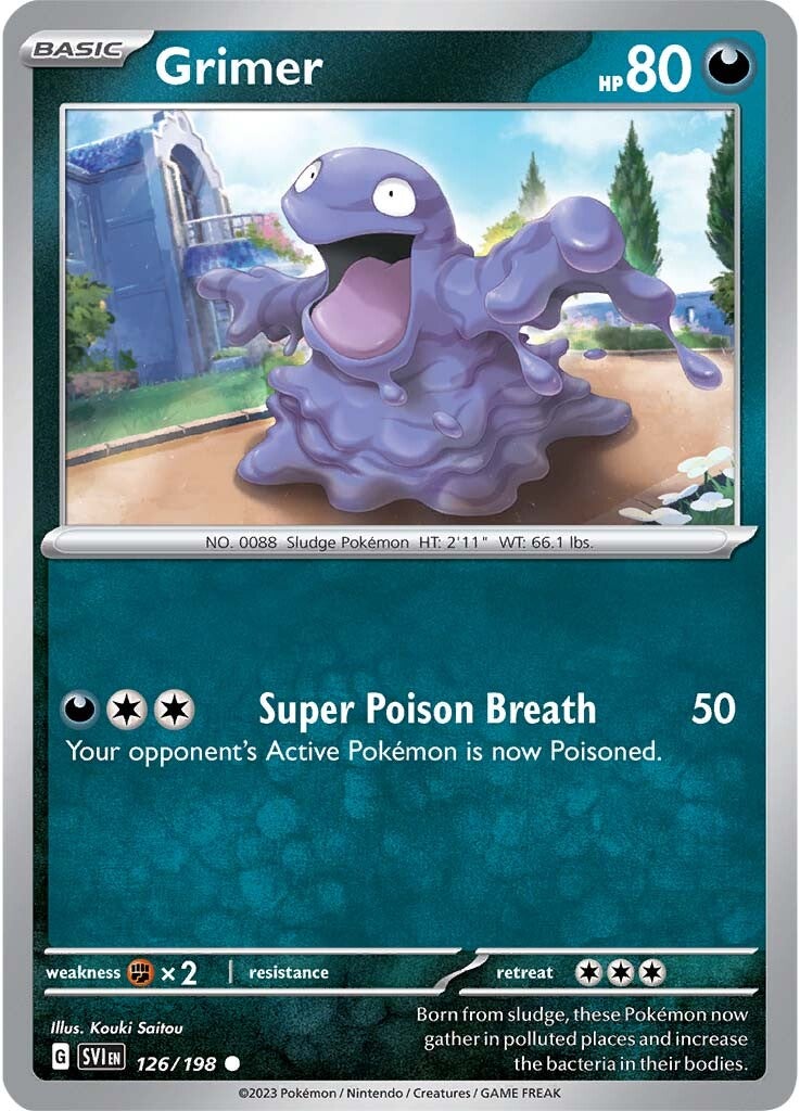 Grimer (126/198) [Scarlet & Violet: Base Set] | Gamers Paradise