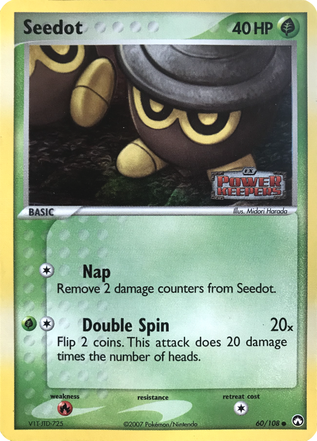 Seedot (60/108) (Stamped) [EX: Power Keepers] | Gamers Paradise