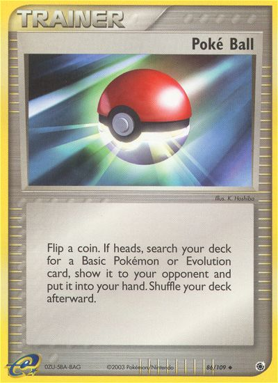 Poke Ball (86/109) [EX: Ruby & Sapphire] | Gamers Paradise