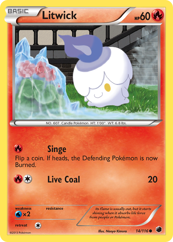 Litwick (14/116) [Black & White: Plasma Freeze] | Gamers Paradise