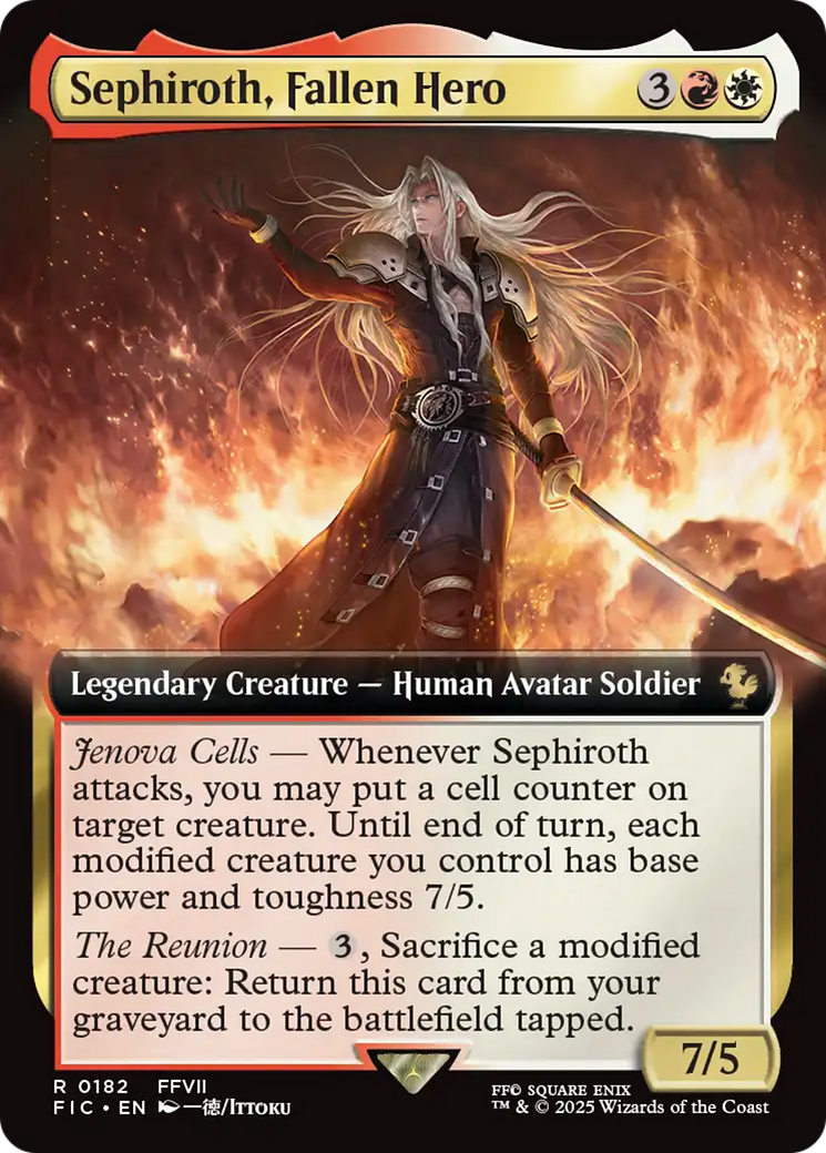 Sephiroth, Fallen Hero (Extended Art) [FINAL FANTASY Commander] | Gamers Paradise
