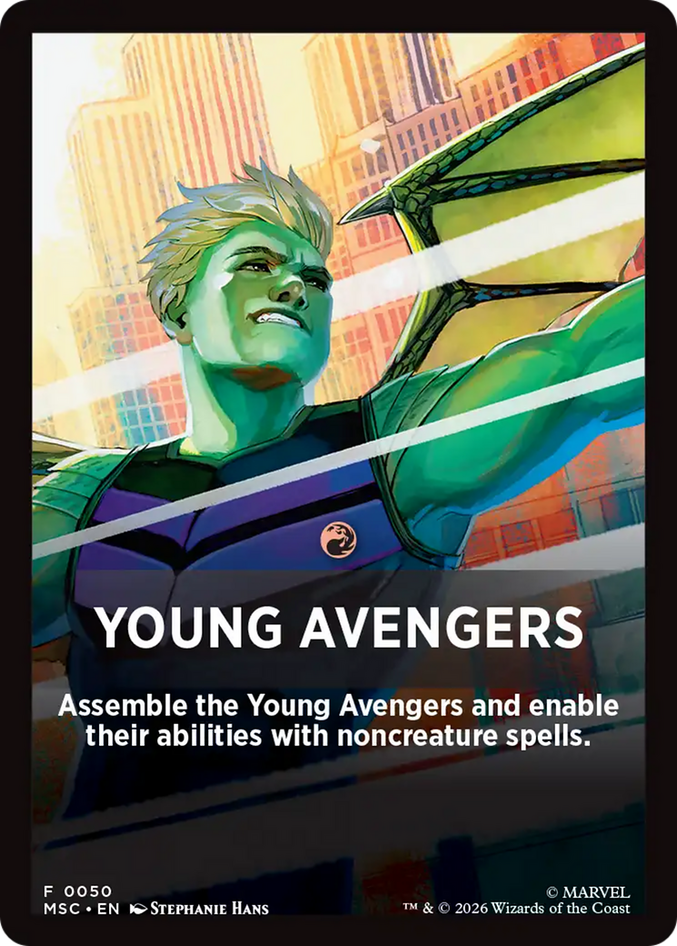 Young Avengers Theme Card [Marvel Super Heroes Commander] | Gamers Paradise