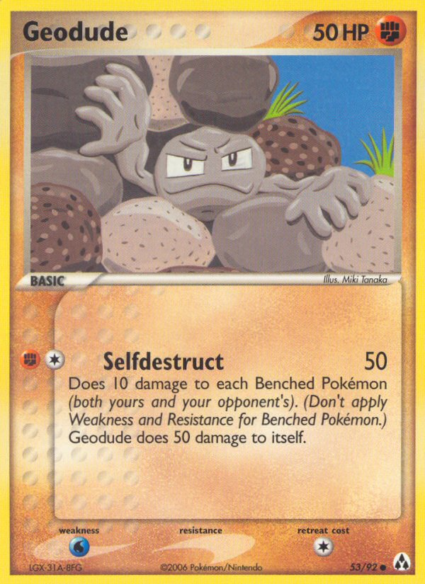 Geodude (53/92) [EX: Legend Maker] | Gamers Paradise
