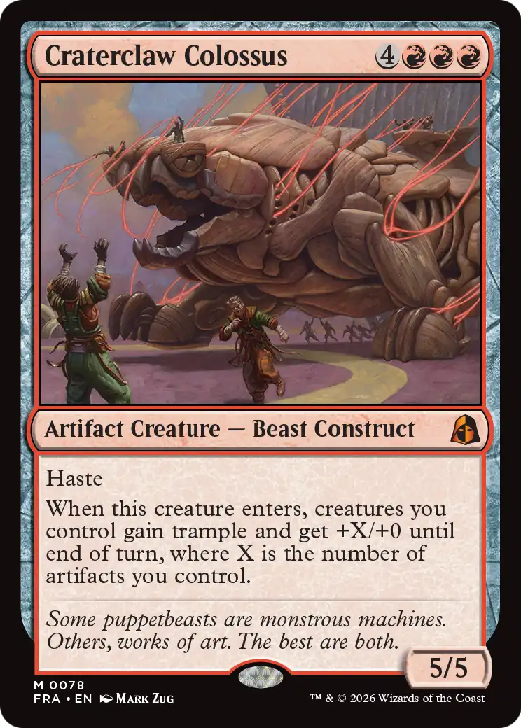 Craterclaw Colossus [Reality Fracture] | Gamers Paradise