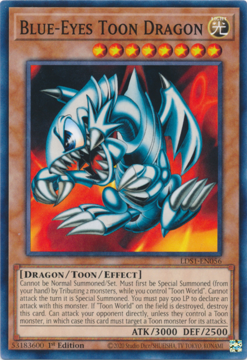 Blue-Eyes Toon Dragon [LDS1-EN056] Common | Gamers Paradise