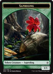 Saproling // Treasure (010) Double-Sided Token [Explorers of Ixalan Tokens] | Gamers Paradise