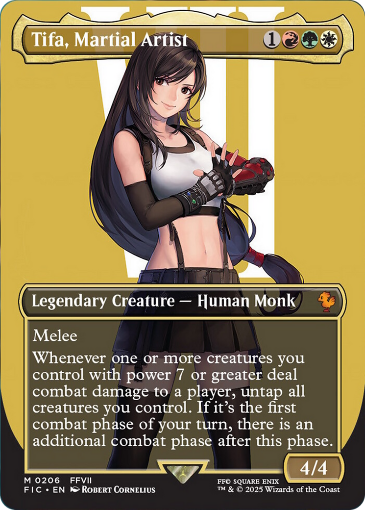 Tifa, Martial Artist (Borderless) [FINAL FANTASY Commander] | Gamers Paradise