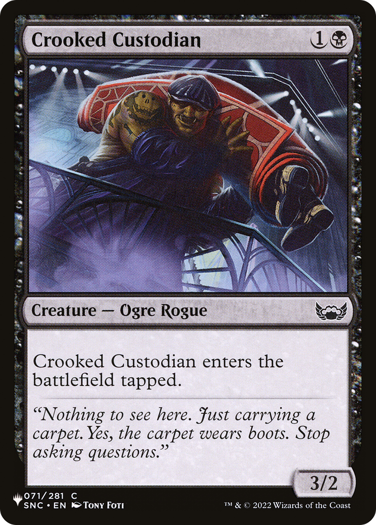 Crooked Custodian [The List] | Gamers Paradise