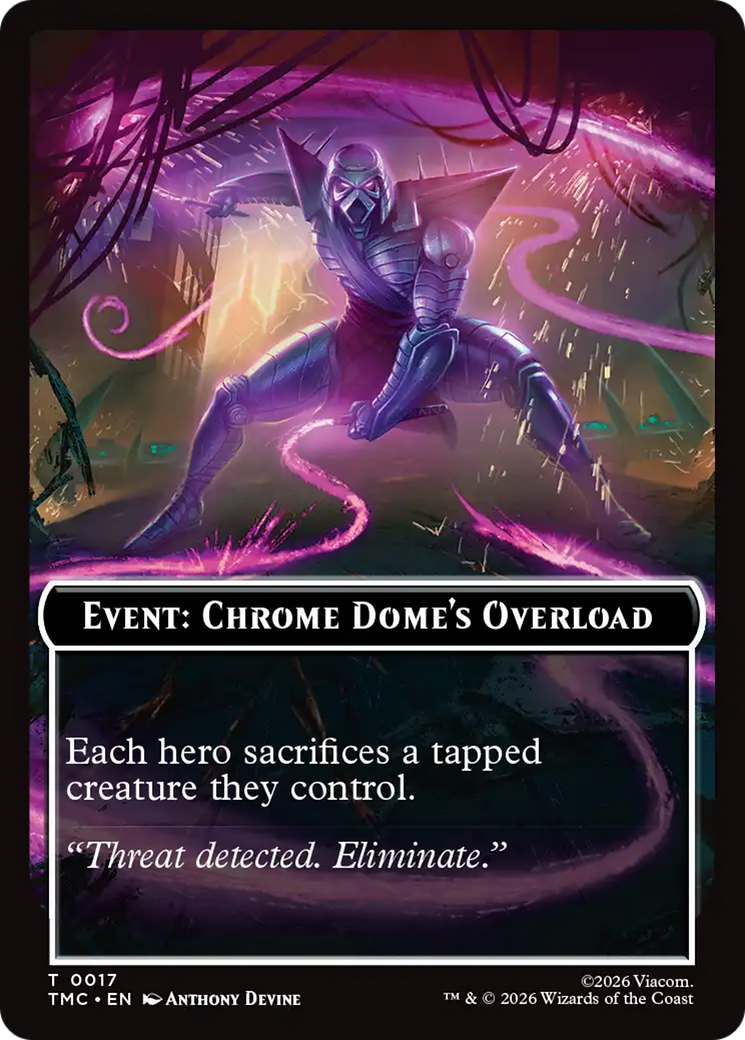 Event: Chrome Dome's Overload [Teenage Mutant Ninja Turtles Commander Tokens] | Gamers Paradise
