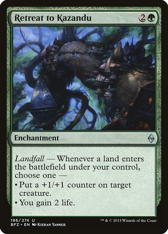 Retreat to Kazandu [Battle for Zendikar] | Gamers Paradise