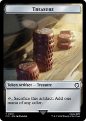 Thopter // Treasure (0018) Double-Sided Token [Fallout Tokens] | Gamers Paradise