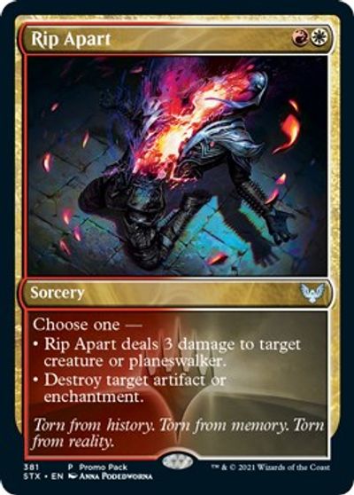 Rip Apart (Promo Pack) [Strixhaven: School of Mages Promos] | Gamers Paradise