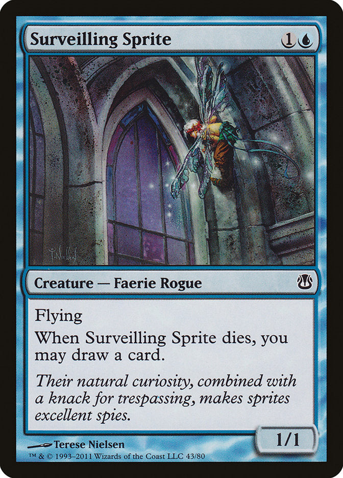 Surveilling Sprite [Duel Decks: Ajani vs. Nicol Bolas] | Gamers Paradise