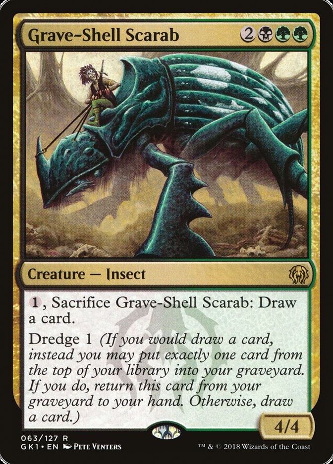 Grave-Shell Scarab [Guilds of Ravnica Guild Kit] | Gamers Paradise