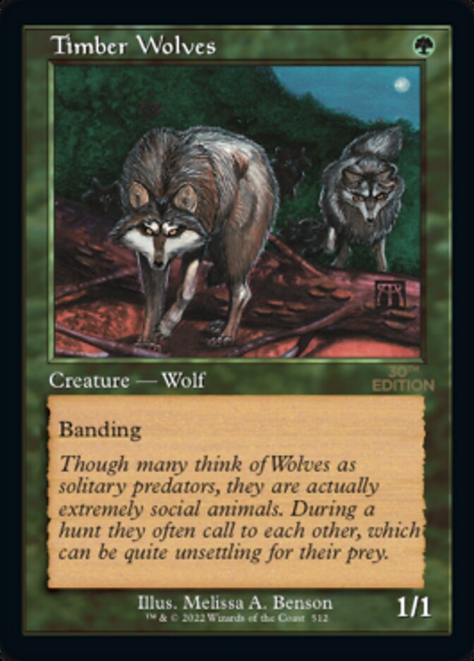 Timber Wolves (Retro) [30th Anniversary Edition] | Gamers Paradise