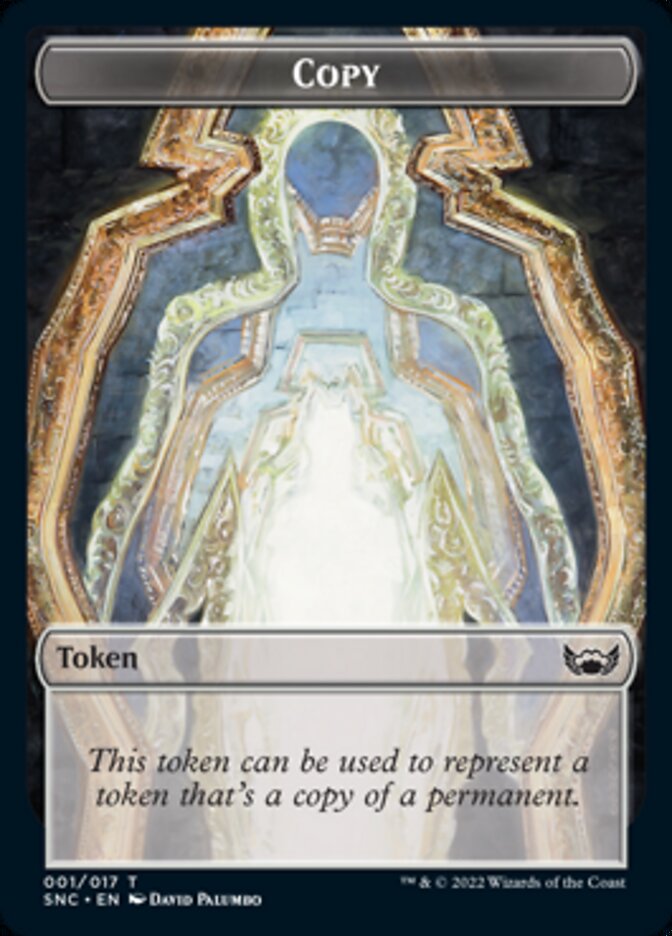 Manifest // Copy Double-Sided Token [Streets of New Capenna Commander Tokens] | Gamers Paradise