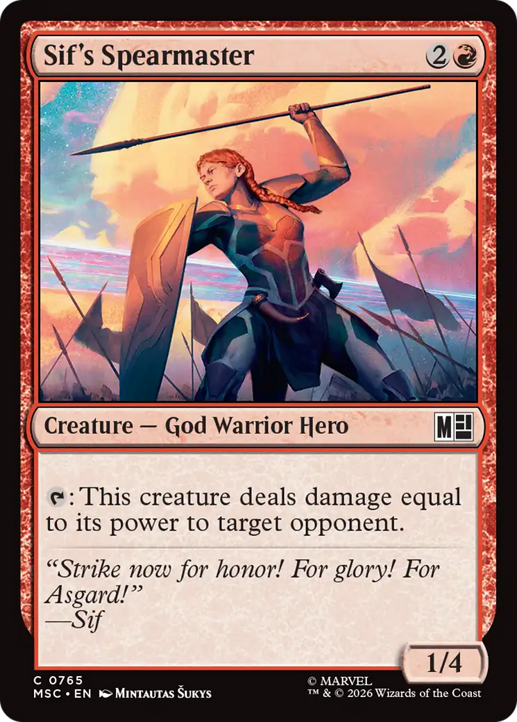 Sif's Spearmaster [Marvel Super Heroes Commander] | Gamers Paradise