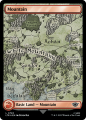 Mountain (720) (Surge Foil) [The Lord of the Rings: Tales of Middle-Earth] | Gamers Paradise