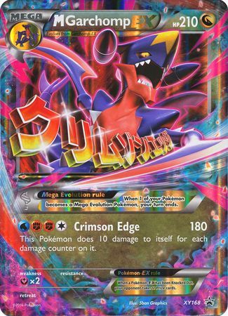 M Garchomp EX (XY168) (Jumbo Card) [XY: Black Star Promos] | Gamers Paradise