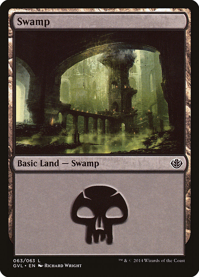 Swamp (63) (Garruk vs. Liliana) [Duel Decks Anthology] | Gamers Paradise