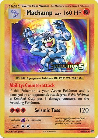 Machamp (59/108) (XY Evolutions Prerelease) [XY: Black Star Promos] | Gamers Paradise