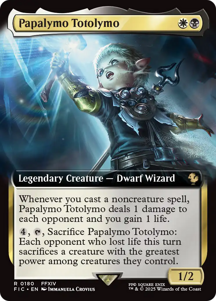Papalymo Totolymo (Extended Art) [FINAL FANTASY Commander] | Gamers Paradise