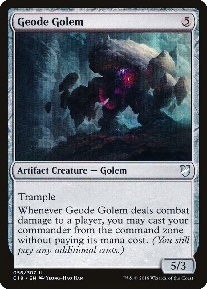 Geode Golem [Commander 2018] | Gamers Paradise