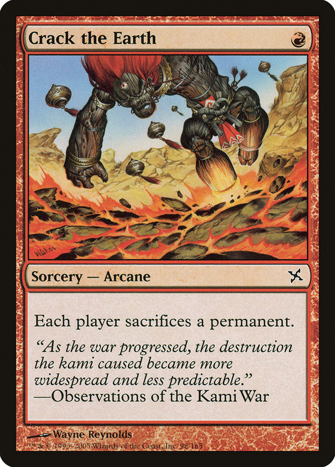 Crack the Earth [Betrayers of Kamigawa] | Gamers Paradise