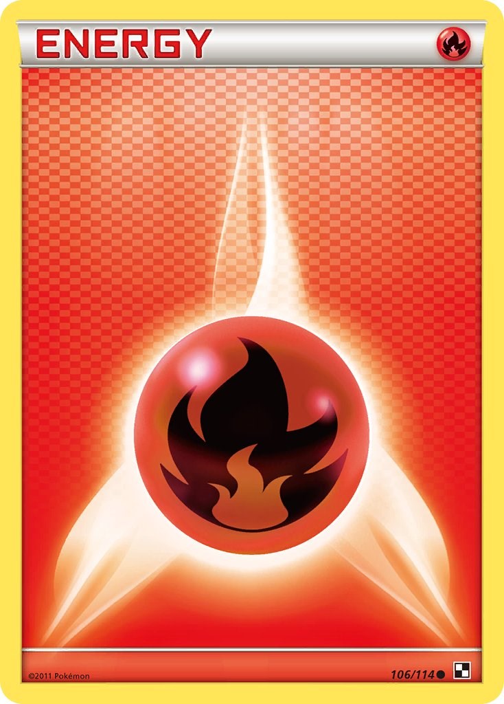 Fire Energy (106/114) [Black & White: Base Set] | Gamers Paradise