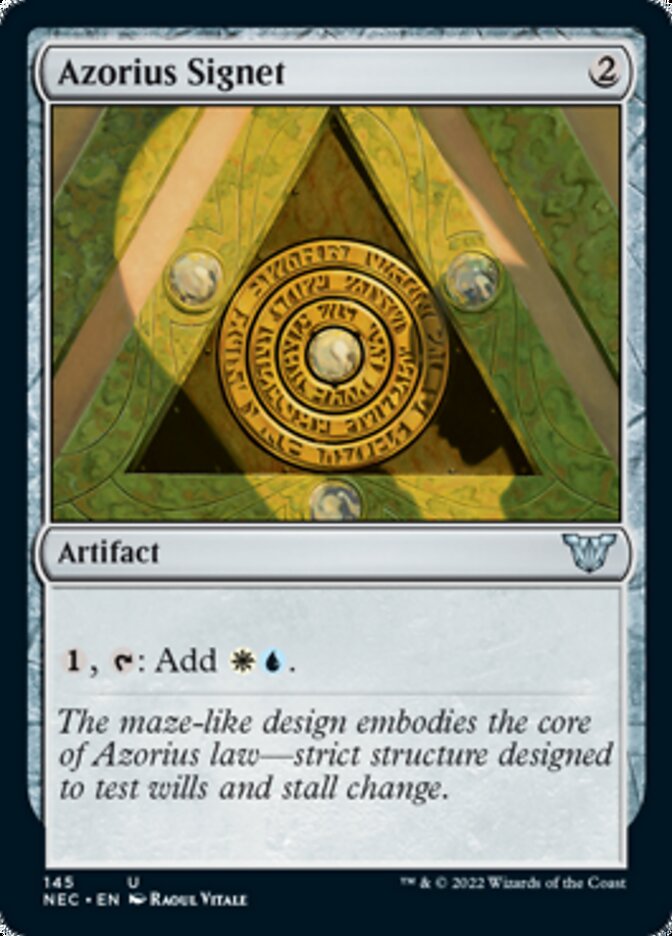 Azorius Signet [Kamigawa: Neon Dynasty Commander] | Gamers Paradise